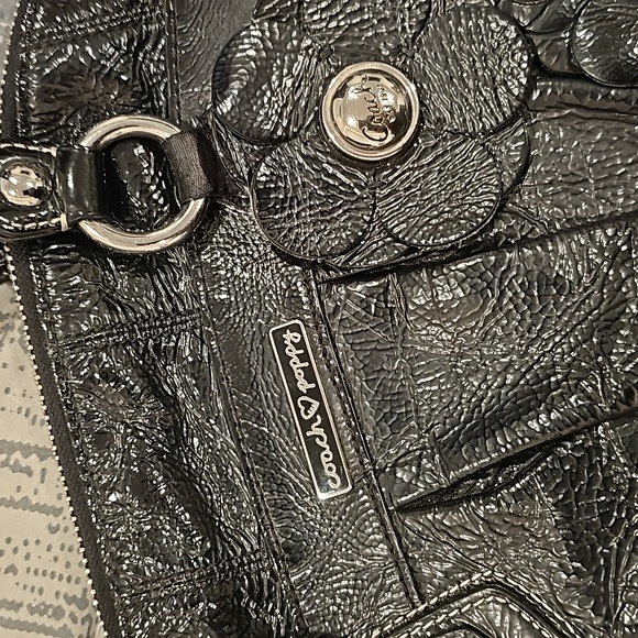 COACH black patent leather satchel - Picture 2 of 11